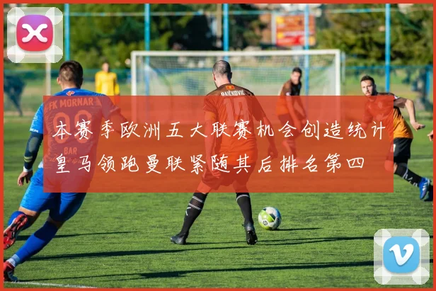 本赛季欧洲五大联赛机会创造统计皇马领跑曼联紧随其后排名第四